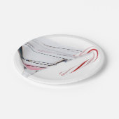 Snoepriet op Martini glas Papieren Bordje (Gekanteld)