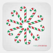 Snoeprietcirkel Vierkante Sticker (Voorkant)