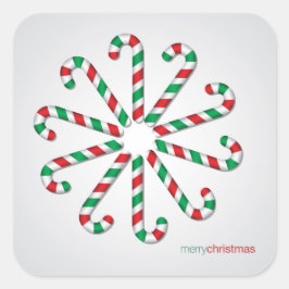 Snoeprietcirkel Vierkante Sticker