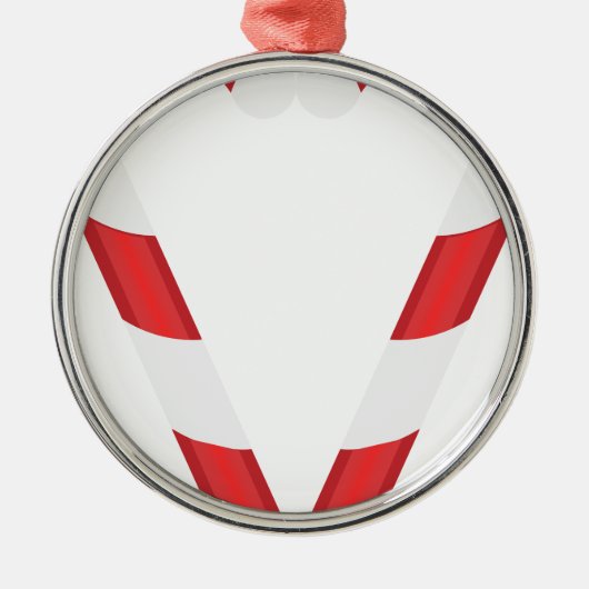 snoepriethart metalen ornament (Voorkant)