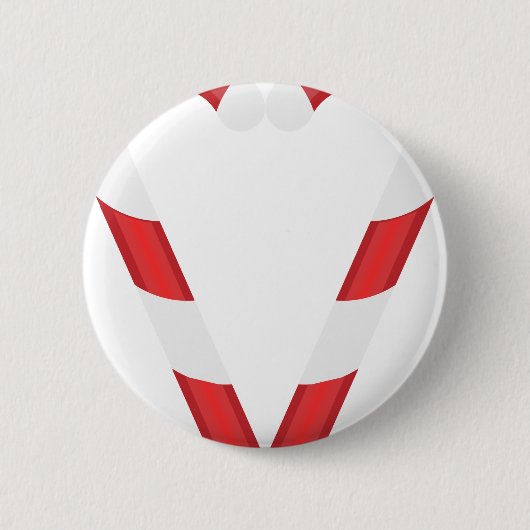 snoepriethart ronde button 5,7 cm (Voorkant)