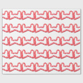 Snoeprietharten Cadeaupapier (Vlak)