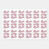 Snoeprietjes voor kerstmis met inpakpapier (Voorkant)