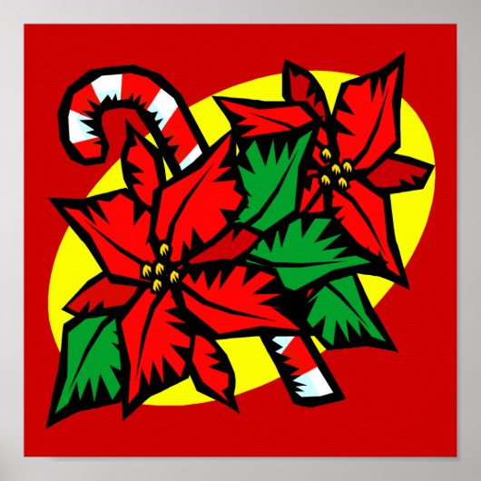 snoeprietpunsettia poster (Voorkant)
