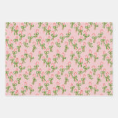 Snoeprietsnoep Xmas Holiday Pink Inpakpapier Vel (Voorkant 2)