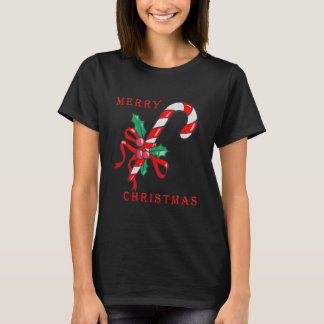 Snoeprietsuikerriet voor fijne kerst Rood T-shirt
