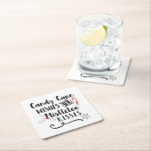 snoeprietwensen en mistletoe kisses kartonnen onderzetters (Insitu)