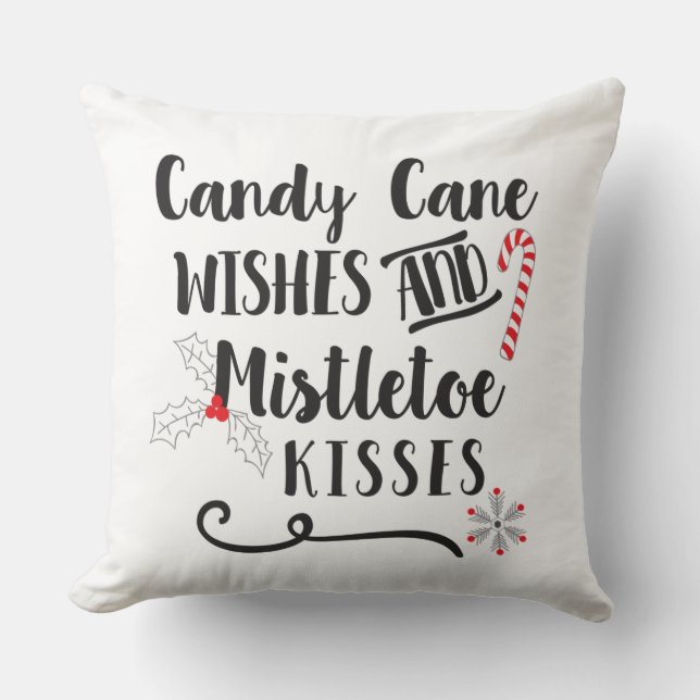 snoeprietwensen en mistletoe kisses kussen (Voorkant)