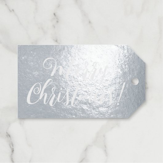 Snoepschrift kraftpapier zilver cadeaulabels (Voorkant (horizontaal))