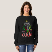 Snoepstok Crew Kerst Snoep X Mas Trui (Voorkant volledig)