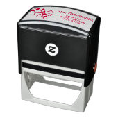 Snoepstok Met Aangepaste Naam En Adres Zelfinktende Stempel (Product)
