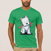 Snoepstokje Lief Westie T-shirt (Voorkant)