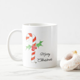Snoepstokje Met Hulst Koffiemok