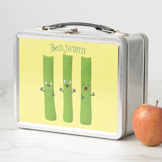 Snoepstokjes trio cartoon groenten (In situ)