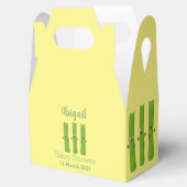 Snoepstokjes trio cartoon groenten bedankdoosjes (Geopend)