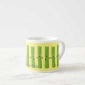 Snoepstokjes trio cartoon groenten espresso kop (Voorkant rechts)