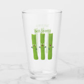 Snoepstokjes trio cartoon groenten glas (Achterkant)