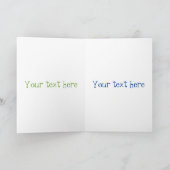 Snoepstokjes trio cartoon groenten kaart (Binnen)