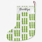 Snoepstokjes trio cartoon groenten kleine kerstsok (Achterkant)