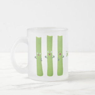 Snoepstokjes trio cartoon groenten matglas koffiemok