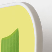 Snoepstokjes trio cartoon groenten pickleball paddle (Links Detail)