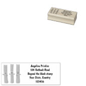 Snoepstokjes trio cartoon groenten rubberstempel (Gestempeld)