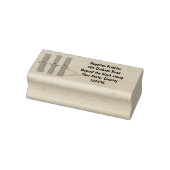 Snoepstokjes trio cartoon groenten rubberstempel (Stempel)