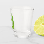 Snoepstokjes trio cartoon groenten shot glas (Rechts)