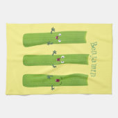 Snoepstokjes trio cartoon groenten theedoek (Horizontaal)