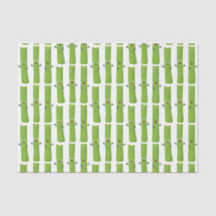 Snoepstokjes trio cartoon groenten tissuepapier