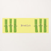 Snoepstokjes trio cartoon groenten yogamat (Achterkant (horizontaal))