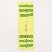 Snoepstokjes trio cartoon groenten yogamat (Voorkant)