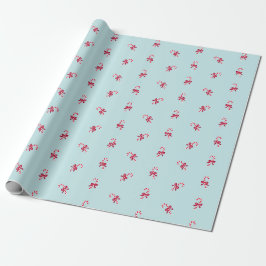 Snoepstokken en Strikken Cadeaupapier