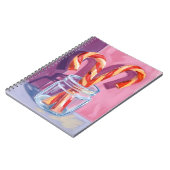 Snoepstokken | Oude Kerstmis Notitieboek (Linkerzijde)