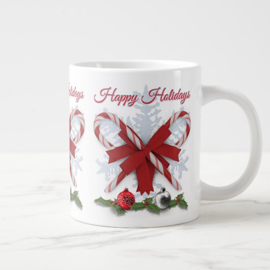 Snoepstokken Prettig feest Grote Koffiekop (Rechts)
