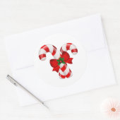 Snoepstokstickers Ronde Sticker (Envelop)