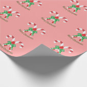 snoepsuikerriet cadeaupapier (Hoek)