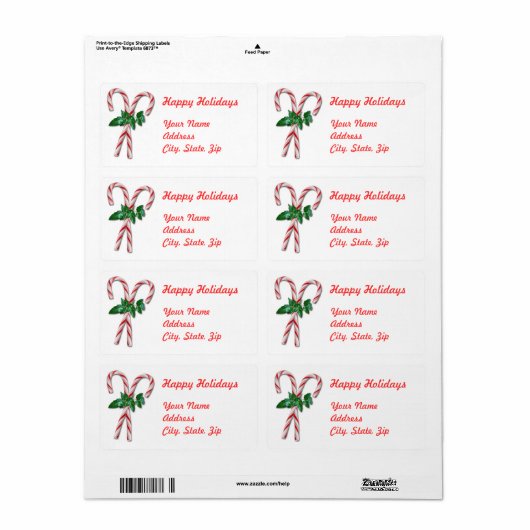 snoepsuikerriet etiket (Full Sheet)