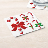 snoepsuikerriet kartonnen onderzetters (Schuin)