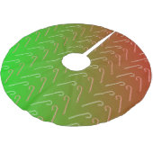 snoepsuikerriet kerstboom rok (Gekanteld)