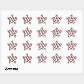 snoepsuikerriet ster sticker (Vel)