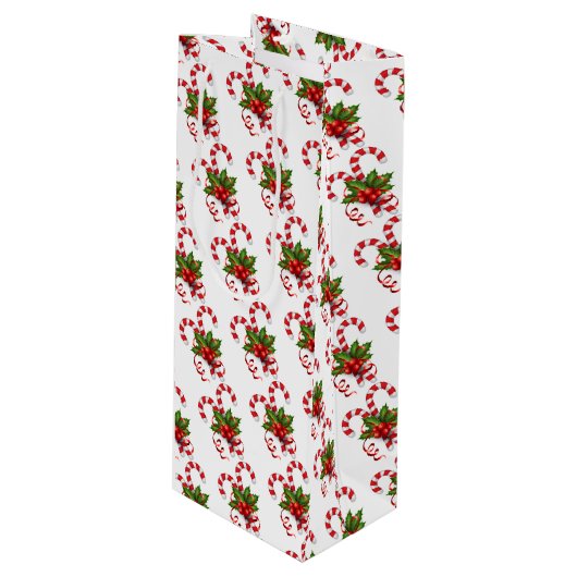 snoepsuikerriet wijn cadeautas (Voorkant Gekanteld)