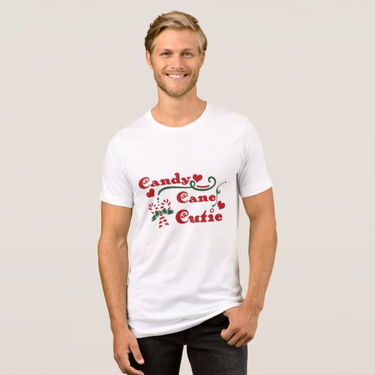 snoepsuikerstroop Tri-Blend shirt (Voorkant volledig)