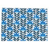 Snoeptas voor fijne kerst en heldere kerstcadeaus groot cadeauzakje (Achterkant)