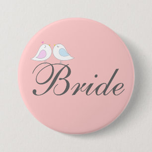 Snoepvogels BRIDE Ronde Button 7,6 Cm