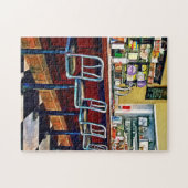 Snoepwinkel Met Frisdrankfontein Legpuzzel (Horizontaal)