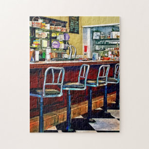 Snoepwinkel Met Frisdrankfontein Legpuzzel