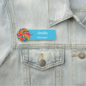 Snoepwinkel Zoetwaren Winkel Lolly Medewerker Naam Naamplaatje (In situ)