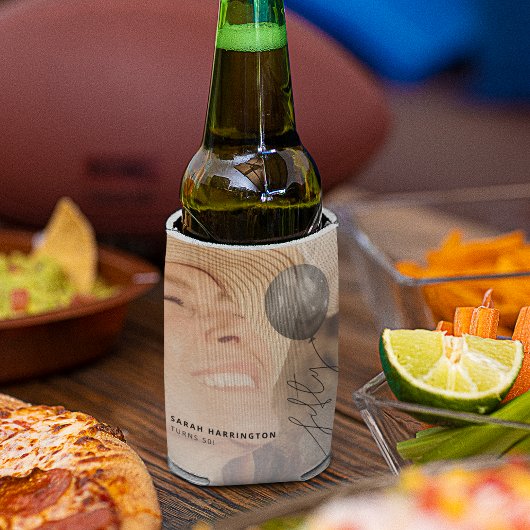 Snoer van vijftig ballonnen | Foto 50ste verlichti Blikjeskoeler