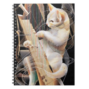 Snoeren van Verbeelding – Surrealistische Kattenno Notitieboek